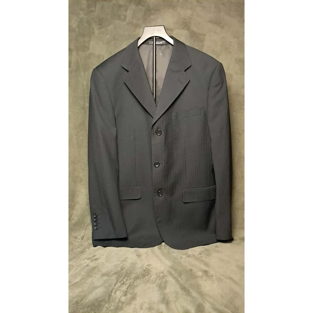 Botinelli Mens Blazer Black Pinstripe EU 50 US/UK 40 Sports Coat Jacket